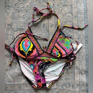 Trina Turk Colorful Patterned Bikini